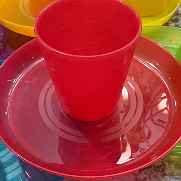 Vibrant Multicolor Dinnerware Set - Picture 6 of 6
